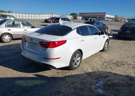 2015 Kia Optima Lx из США, поврежденный, VIN 5XXGM4A76FG373329